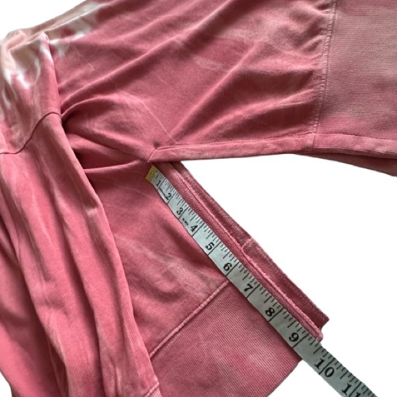 Old Navy Women's L Pink Ombre Pull Over Sleeved Scoop Neck Cotton Sweatshirt - Picture 11 of 14